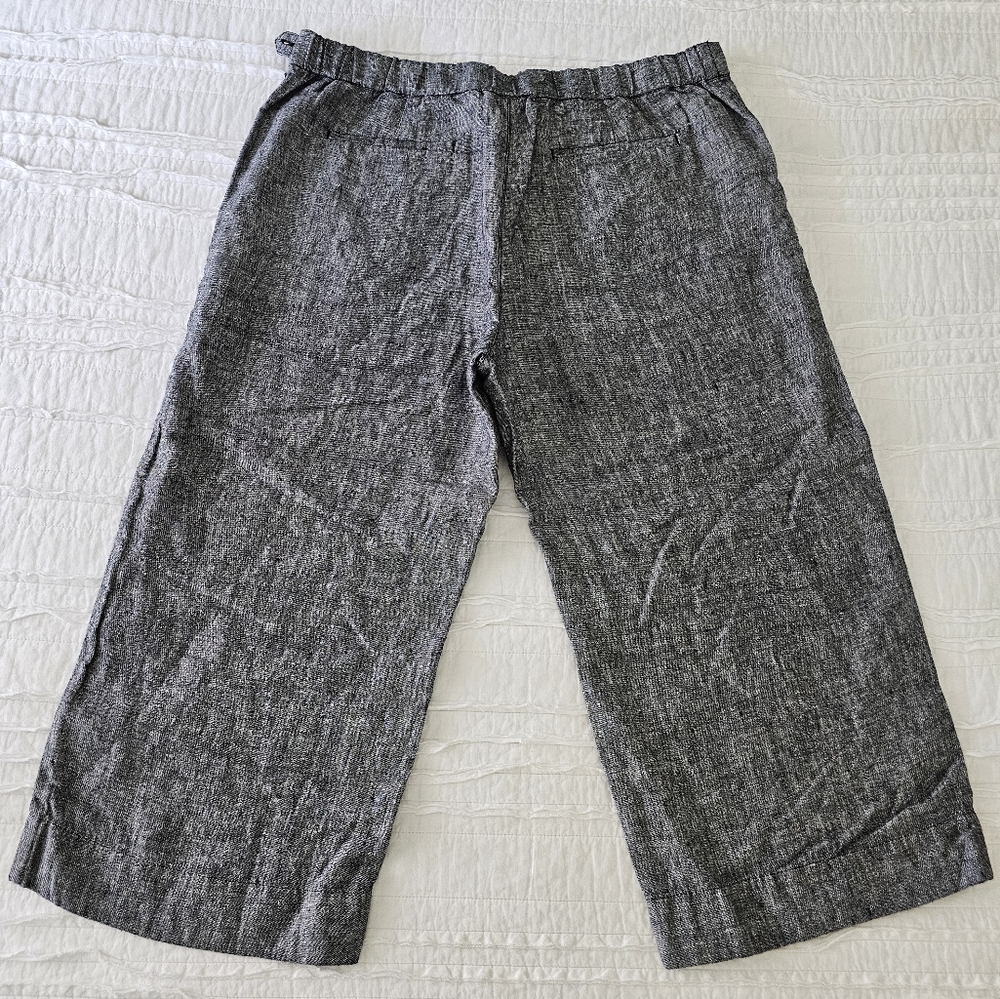 J.Jill love linen crop cropped pants $89 Large Petite NWT